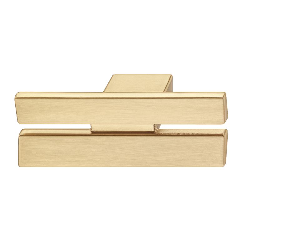 Brushed Gold 60mm Split T Knob | 106.70.512