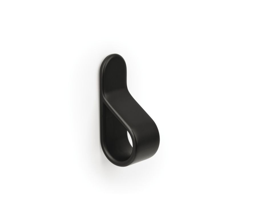 Matt Black Belt Looped Cabinet Knob | 132.16.301