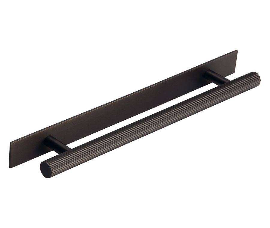 Anthracite 160mm Langham Lined Cabinet Handle  | 100.27.093