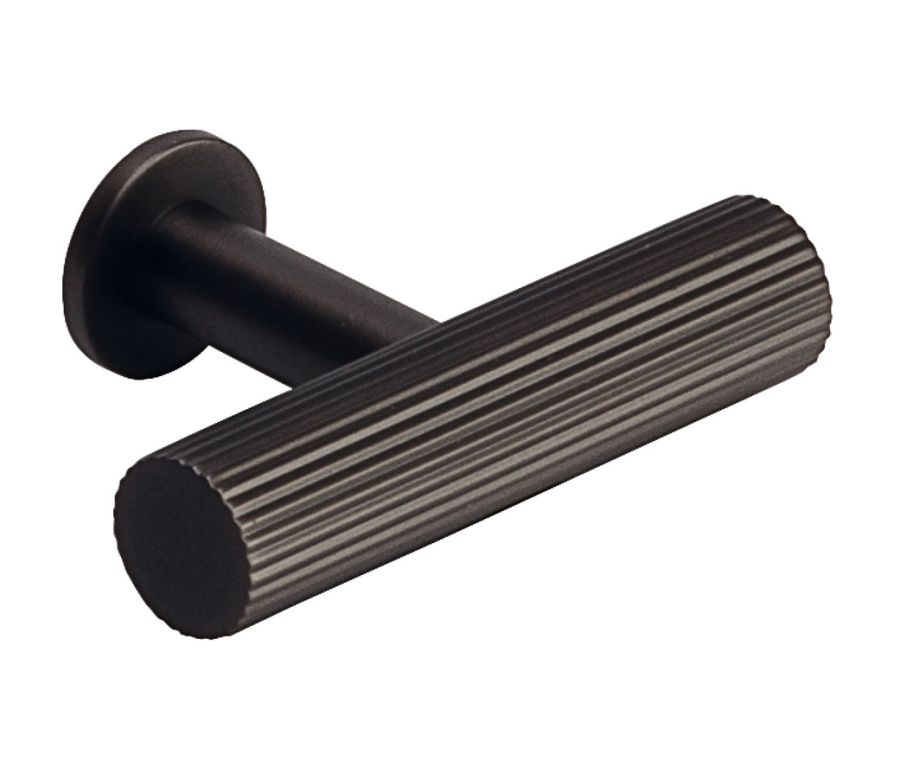 Anthracite 50mm Langham Lined T Knob  | 100.27.181
