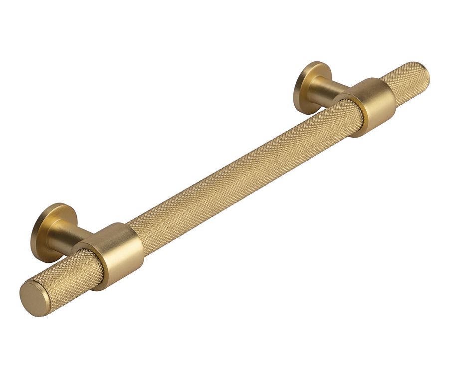 Satin Brass 320mm Harlington Knurled Handle  | 101.21.015
