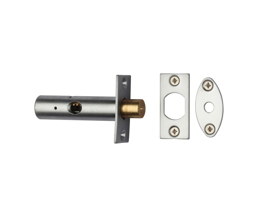 Satin Chrome Rack Bolt without Turn