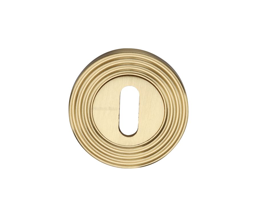 Satin Brass Key Escutcheon - RR4000