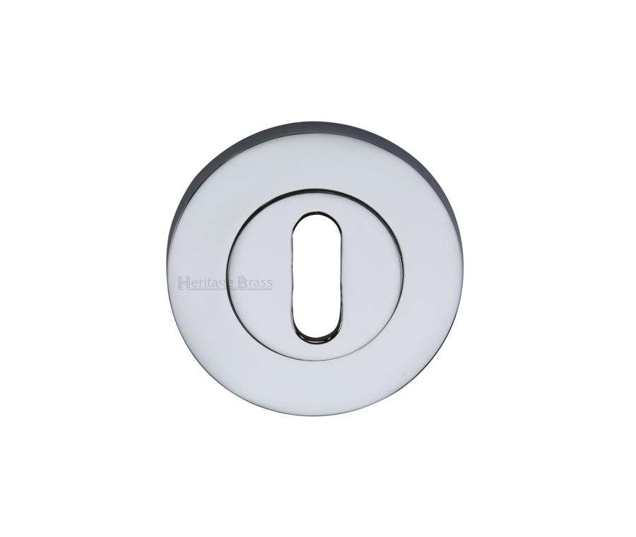 Polished Chrome Standard Key Escutcheon Round - RS2000
