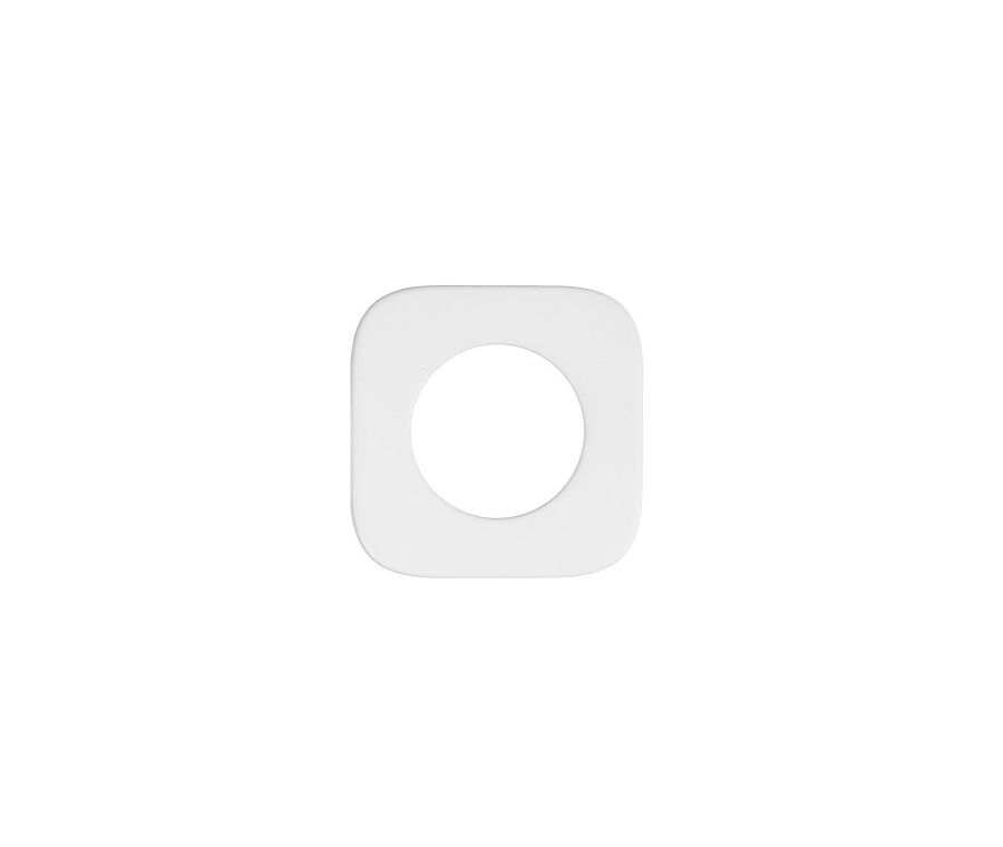 Powder Coat White Rosso Mini Squircle Spare Rose | RT-MINISQ-SR-PCW