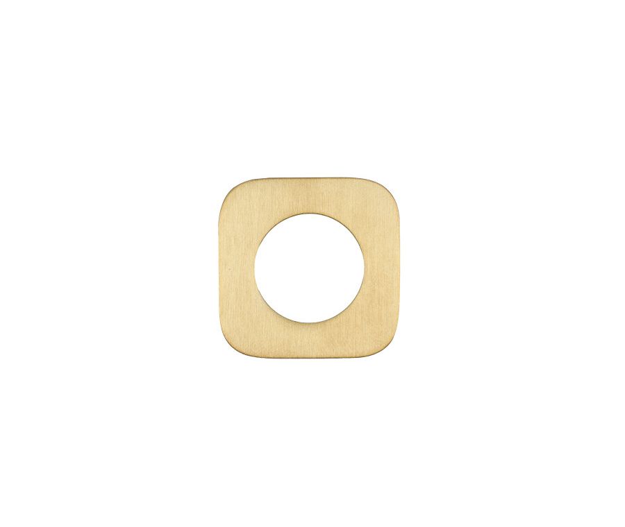 PVD Satin Brass Rosso Mini Squircle Spare Rose | RT-MINISQ-SR-PVDSB