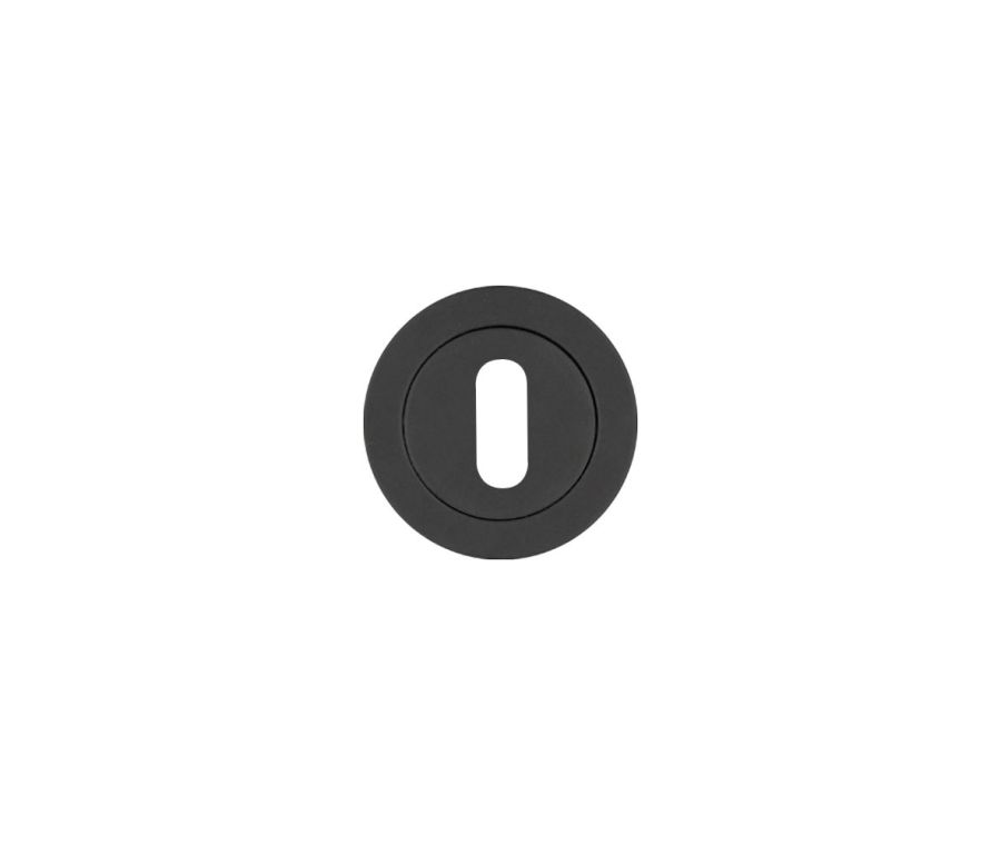 Rosso Tecnica Matt Black Standard Escutcheon | RT002PCB