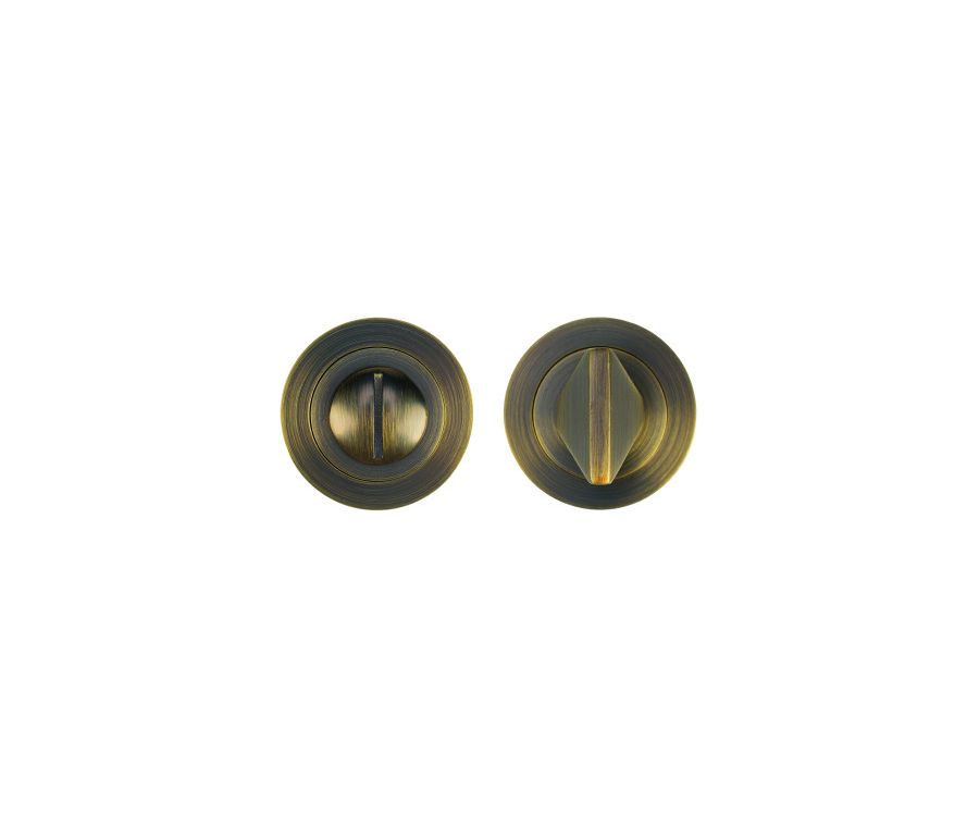 Set Rosso Tecnica Antique Brass Snib Thumbturn & Release | RT004AB