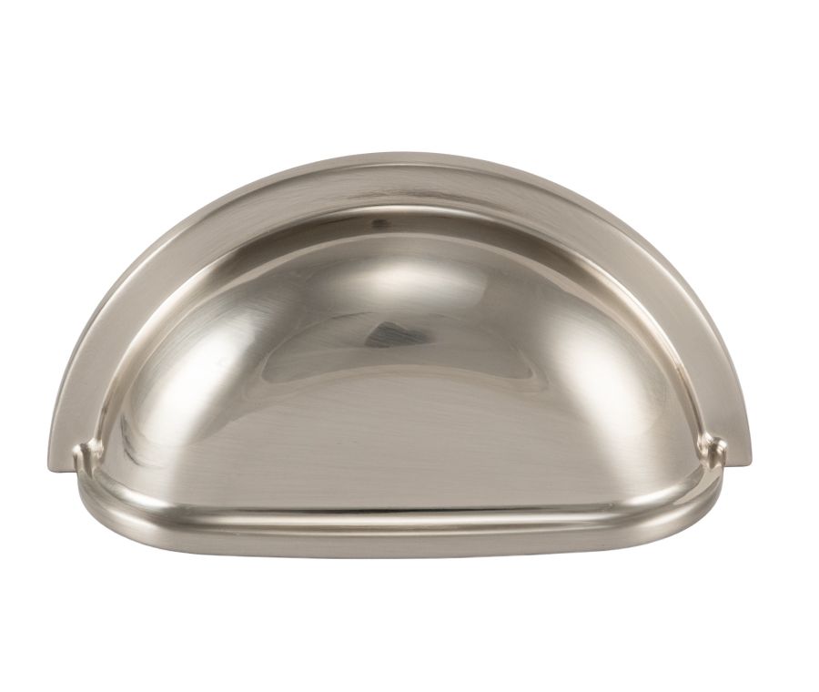 Satin Nickel 76mm Traditional Cup Pull