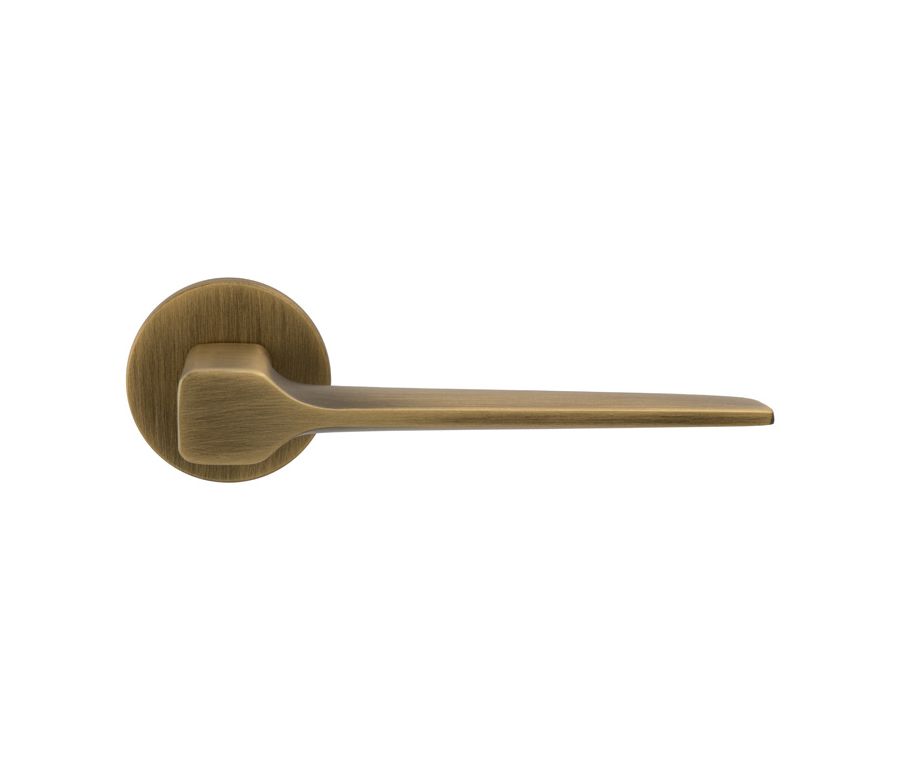 Carlisle Antique Brass Sonica Lever on Rose | SC5AB