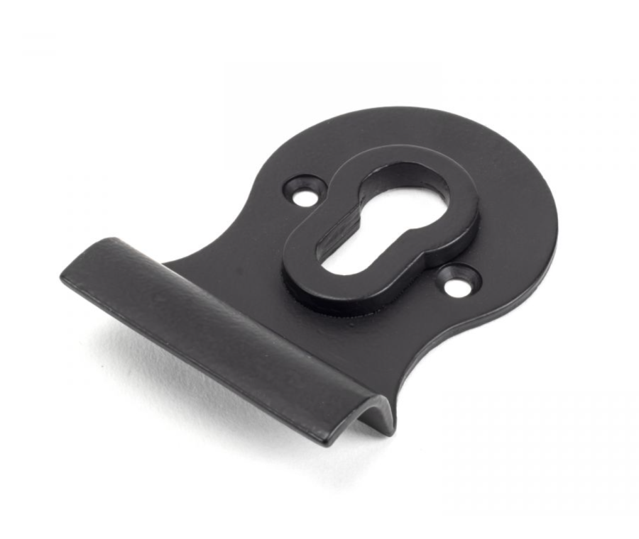 From the Anvil Matt Black Euro Cylinder Pull | 49596