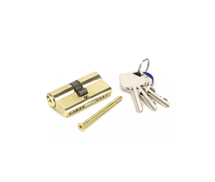 From the Anvil Lacquered Brass 30/30 5pin Euro Cylinder | 91853