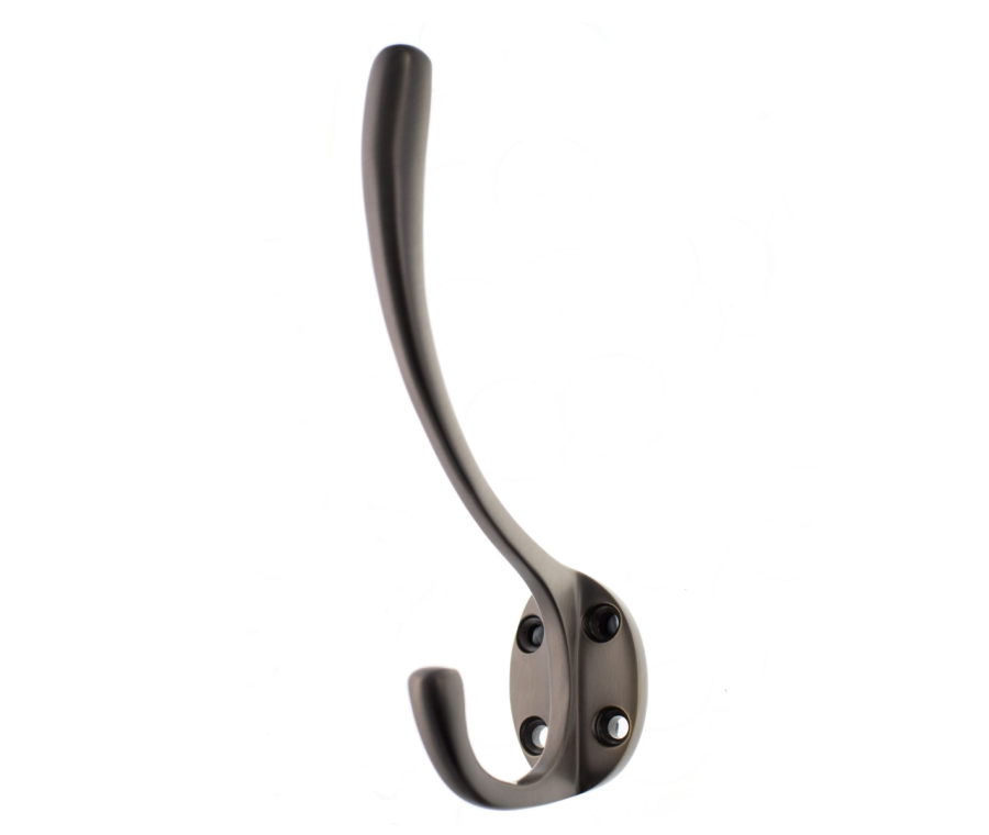 Matt Gun Metal Traditional  Hat & Coat Hook | AHCHMBN