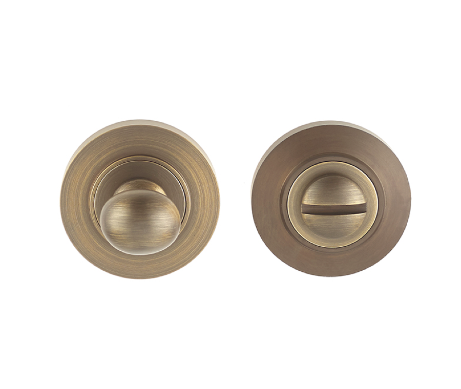 Burlington Antique Brass Turn & Release | BUR80AB