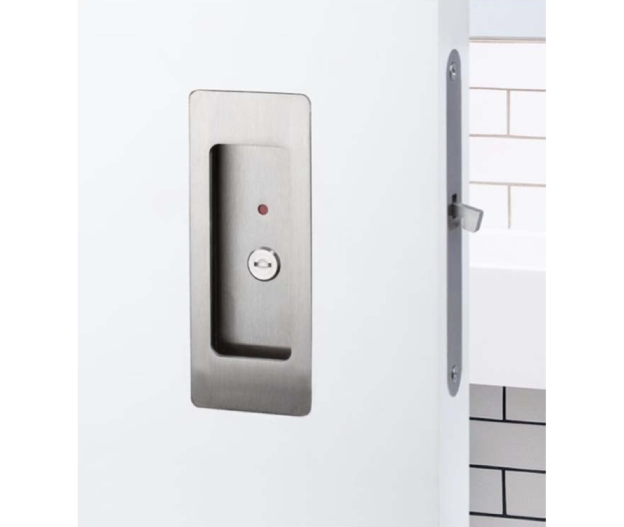 Matte Black 150mm Bathroom Lock Set | PH7150BMB