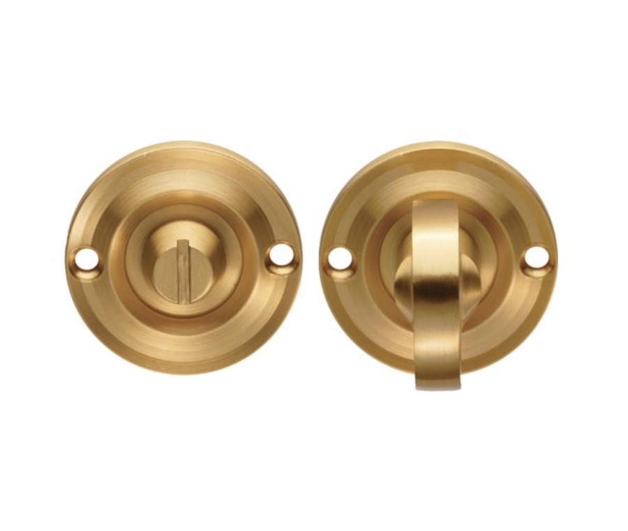 Delamain Satin Brass Small Snib Turn and Release | DK13SB