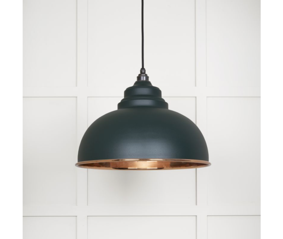 From the Anvil Smooth Copper Harborne Pendant in Dingle | 49501SDI
