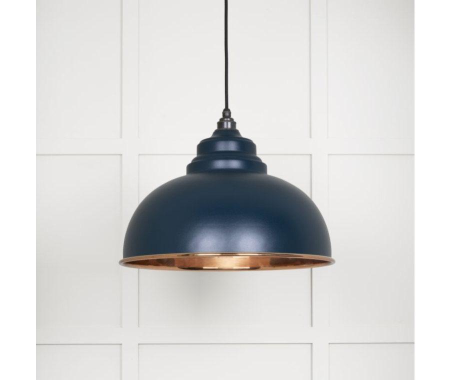 From the Anvil Smooth Copper Harborne Pendant in Dusk | 49501SDU
