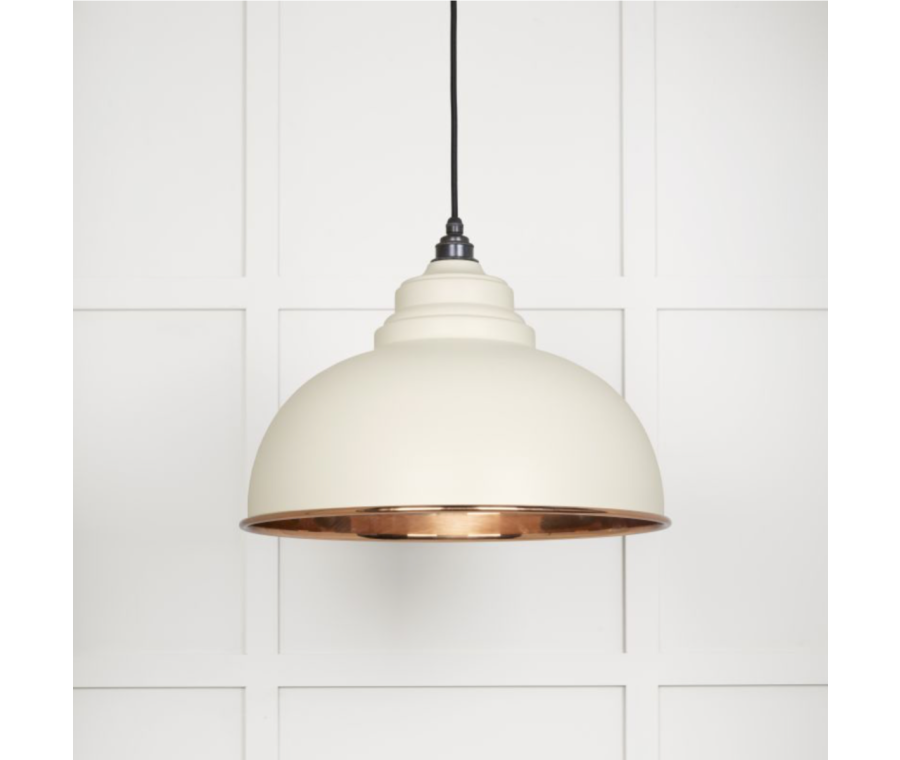 From the Anvil Smooth Copper Harborne Pendant in Teasel | 49501STE
