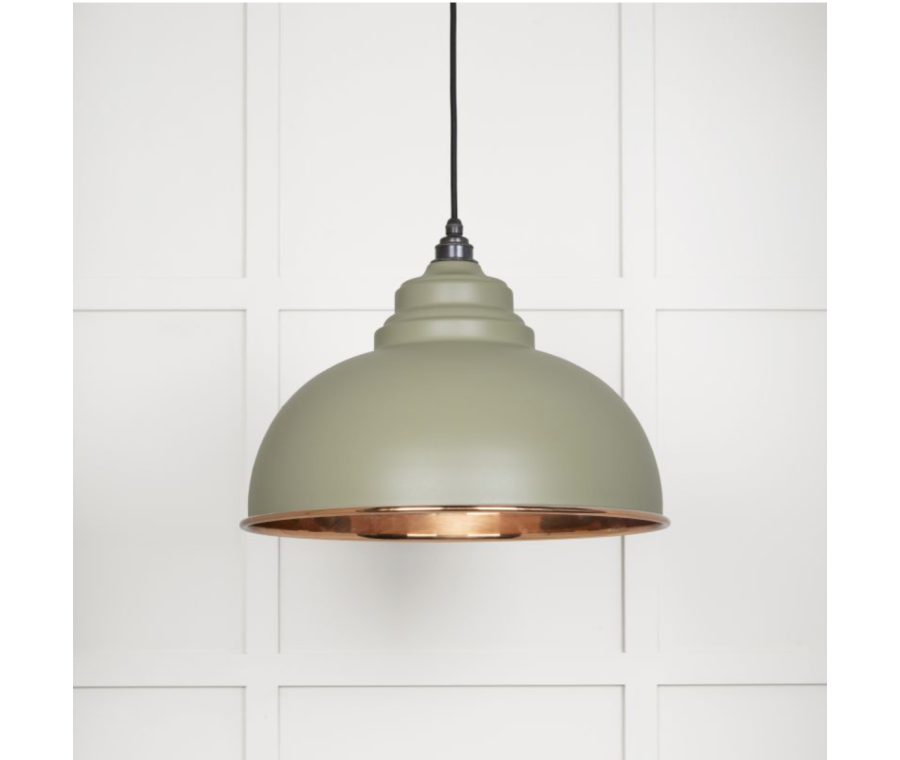 From the Anvil Smooth Copper Harborne Pendant in Tump | 49501STU
