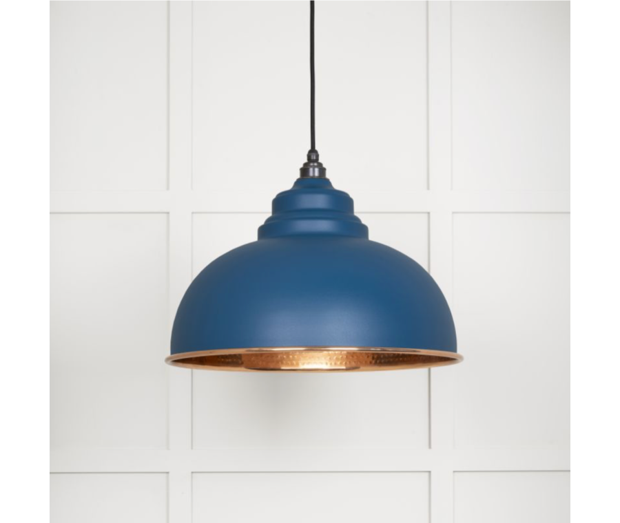 From the Anvil Hammered Copper Harborne Pendant in Upstream | 49501U