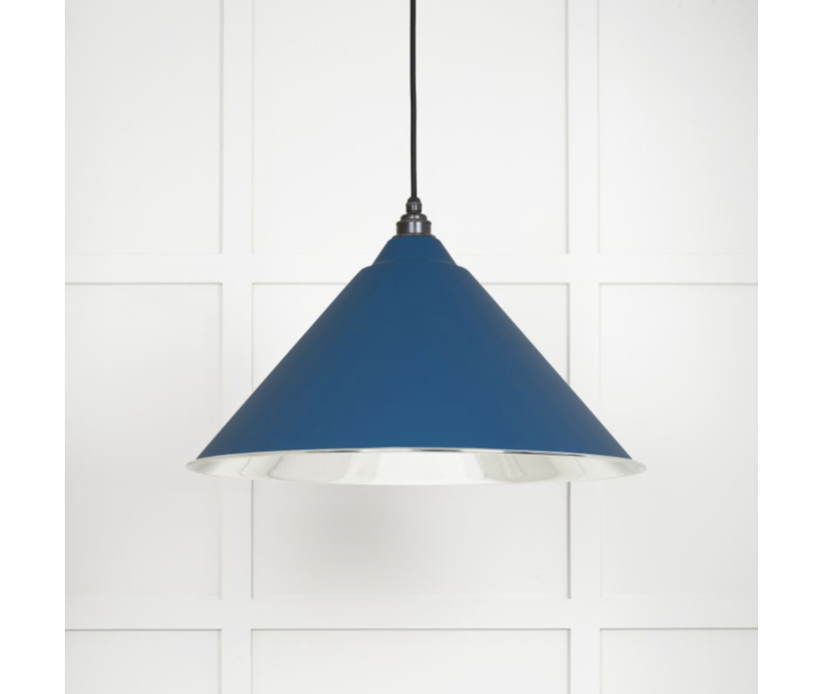 From the Anvil Smooth Nickel Hockley Pendant in Upstream | 49506U