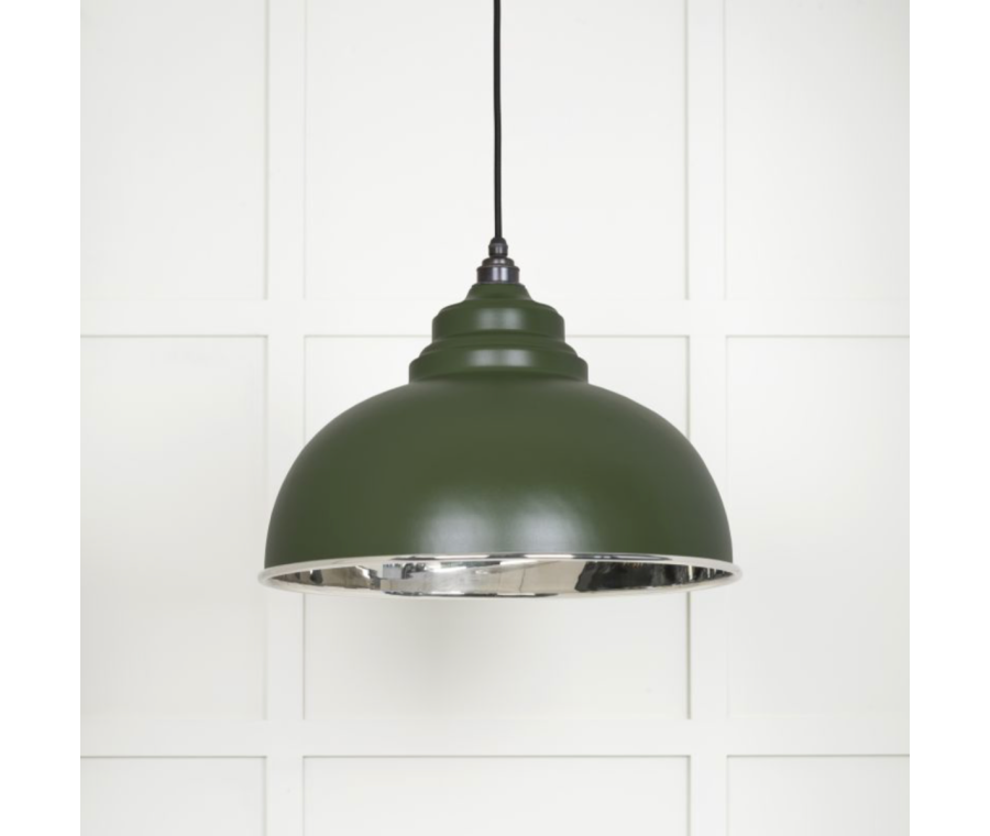 From the Anvil Smooth Nickel Harborne Pendant in Heath | 49505H