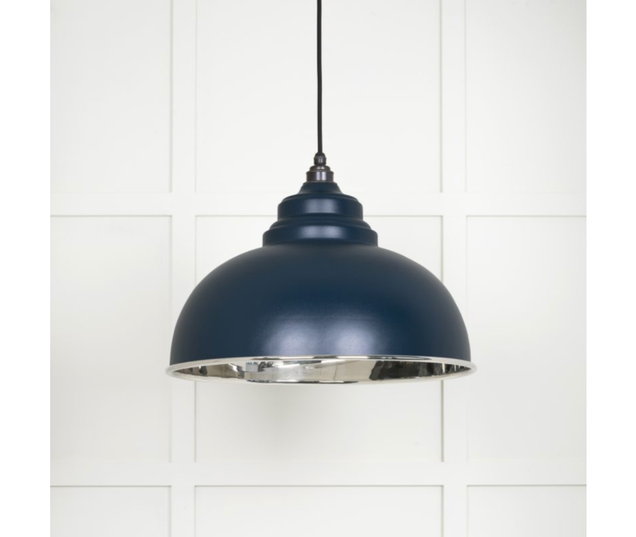 From the Anvil Smooth Nickel Harborne Pendant in Dusk | 49505DU
