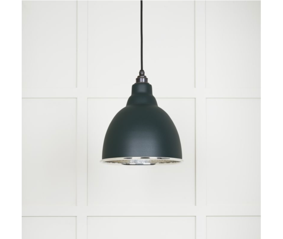 From the Anvil Hammered Nickel Brindley Pendant in Dingle | 49511DI