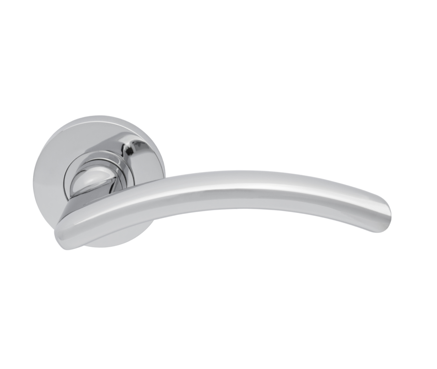 Jigtech Polished Chrome Viper Lever on rose | JTF1010
