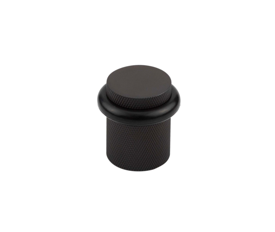 Burlington Dark Bronze Knurl Floor Mounted Door Stop | BUR964DB