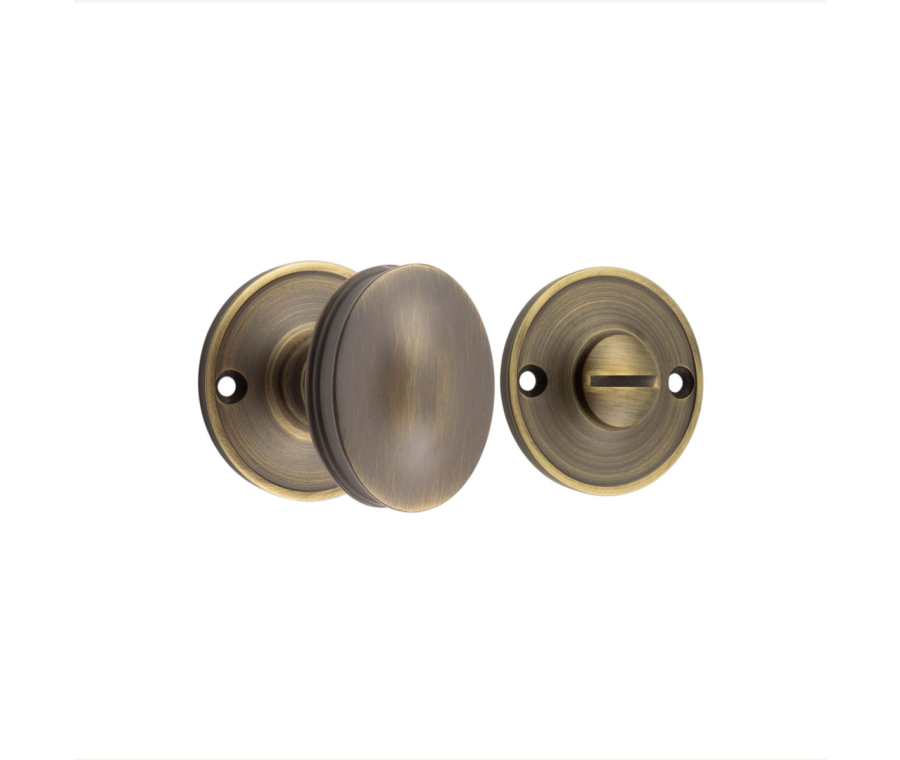Burlington 40mm Antique Brass Turn and Release | BUR120AB