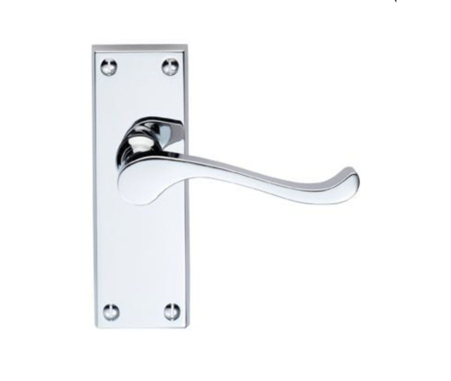 Carlisle Brass Polished Chrome Victorian Scroll Lever | CBS55CP