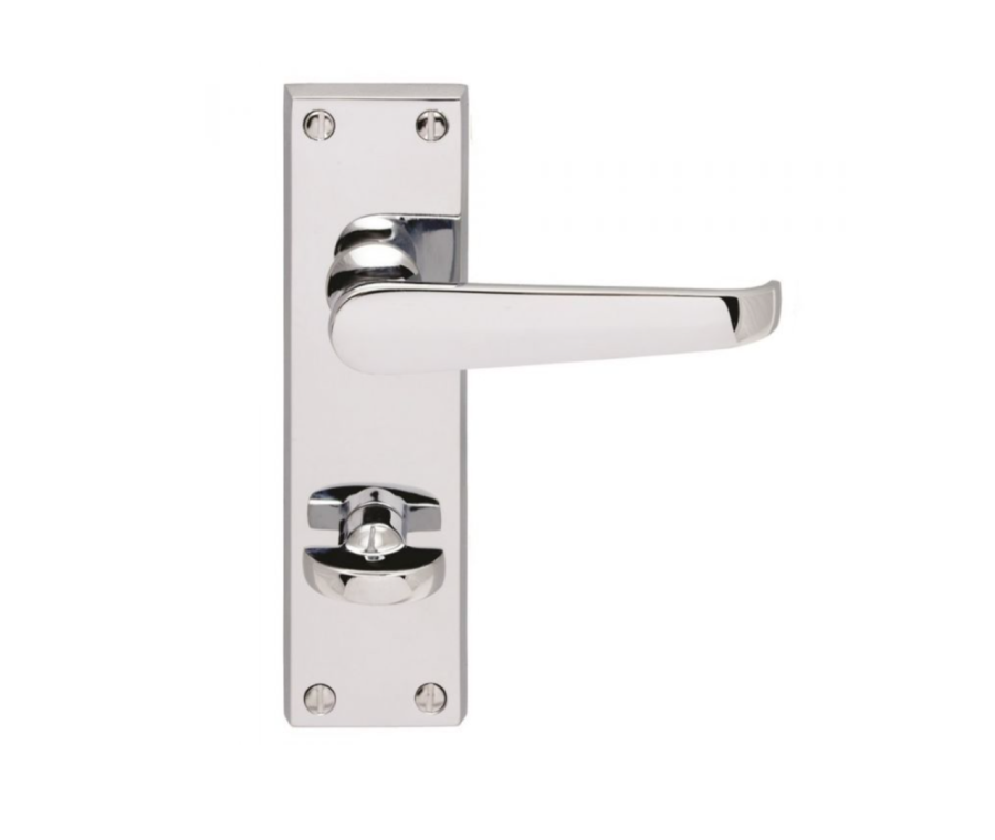 Carlisle Brass Polished Chrome Victorian Lever On Backplate | CBV30WCCP