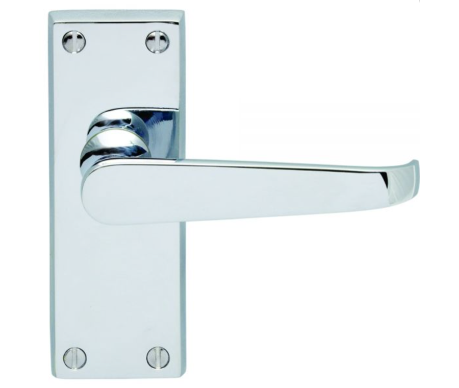 Carlisle Brass Polished Chrome Contract Range Victorian Lever On Backplate | CBV31CP