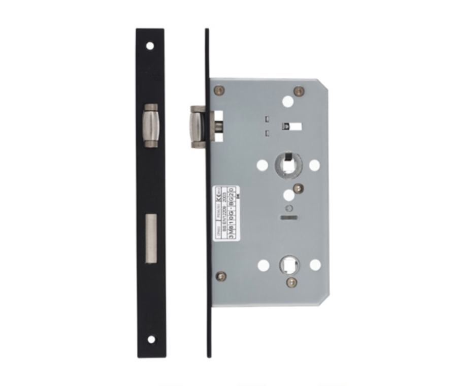 Matt Black DIN standard 60mm backset Lift to Lock | ZDL7260LLPCB