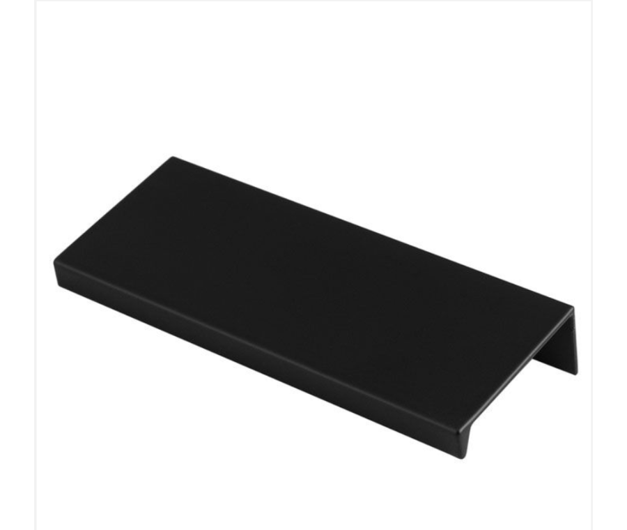Matt Black 100mm Squared Edge Pull | FTD302BMB