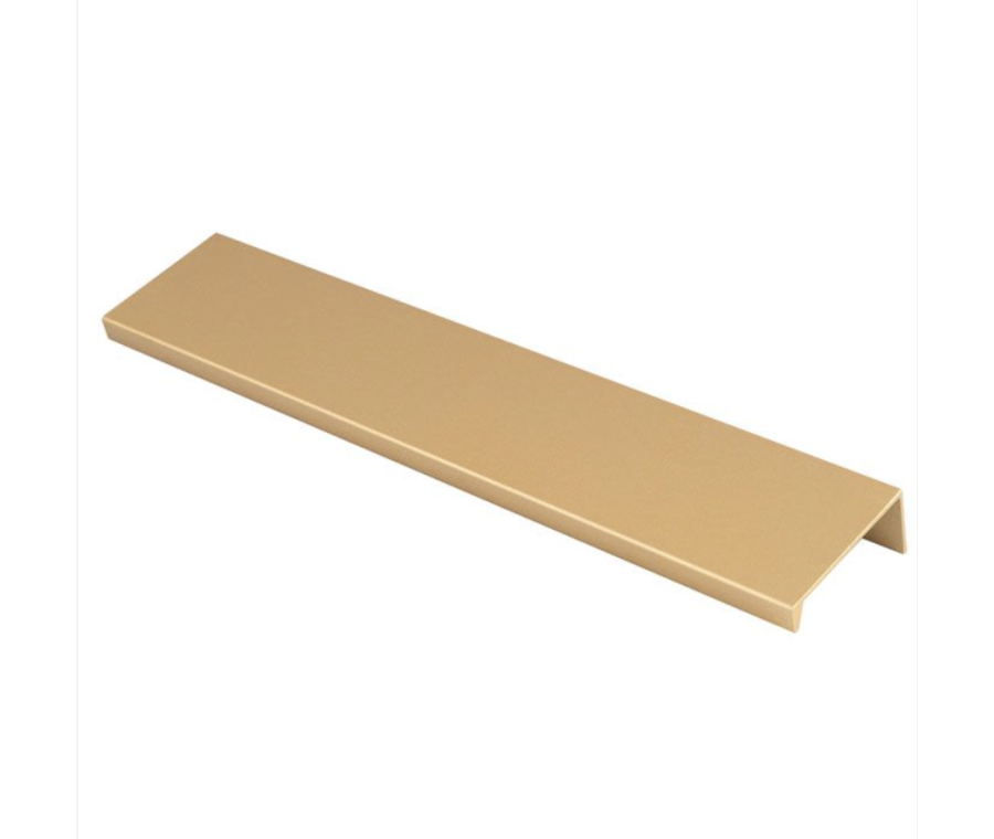 Satin Brass 200mm Squared Edge Pull | FTD302CSB