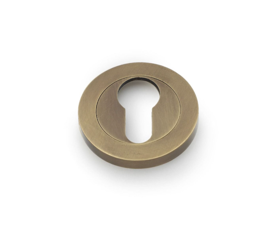 Alexander & Wilks Italian Brass 50mm Euro Escutcheon | AW390IB