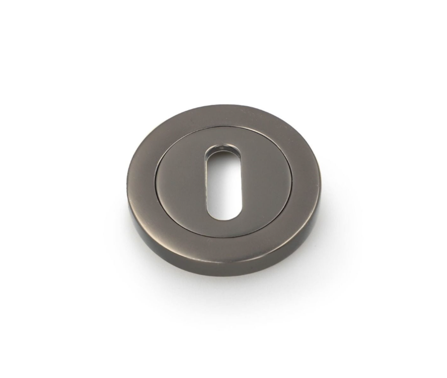 Alexander & Wilks Dark Bronze 50mm Standard Escutcheon | AW391DBZ