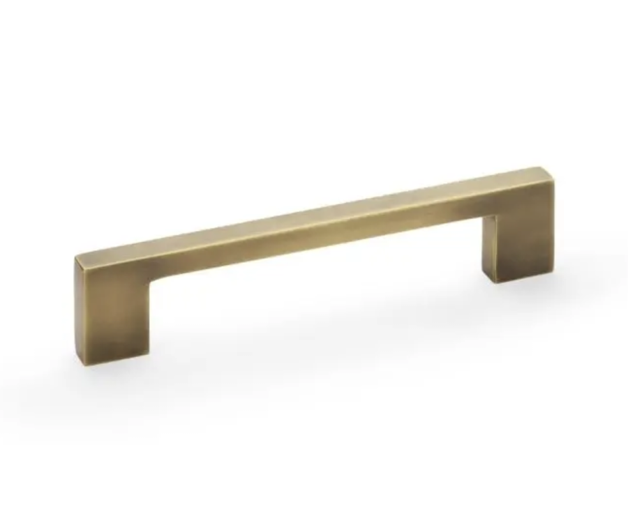 A&W Antique Brass Marco Cupboard Pull Handle c/c 128mm | AW837-128-AB