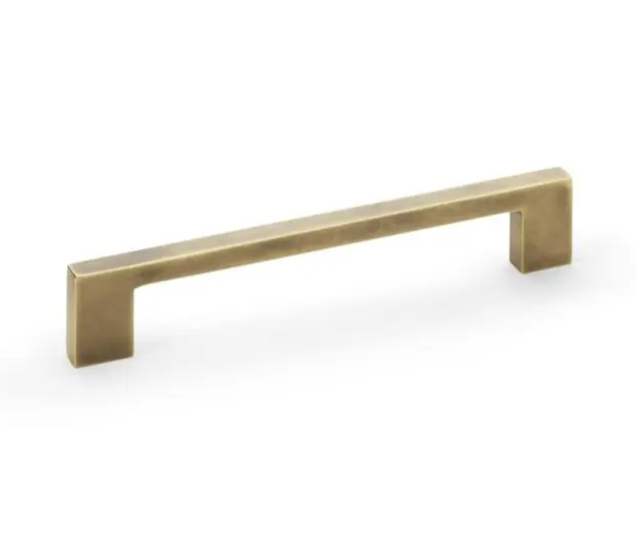 A&W Antique Brass Marco Cupboard Pull Handle c/c 160mm | AW837-160-AB