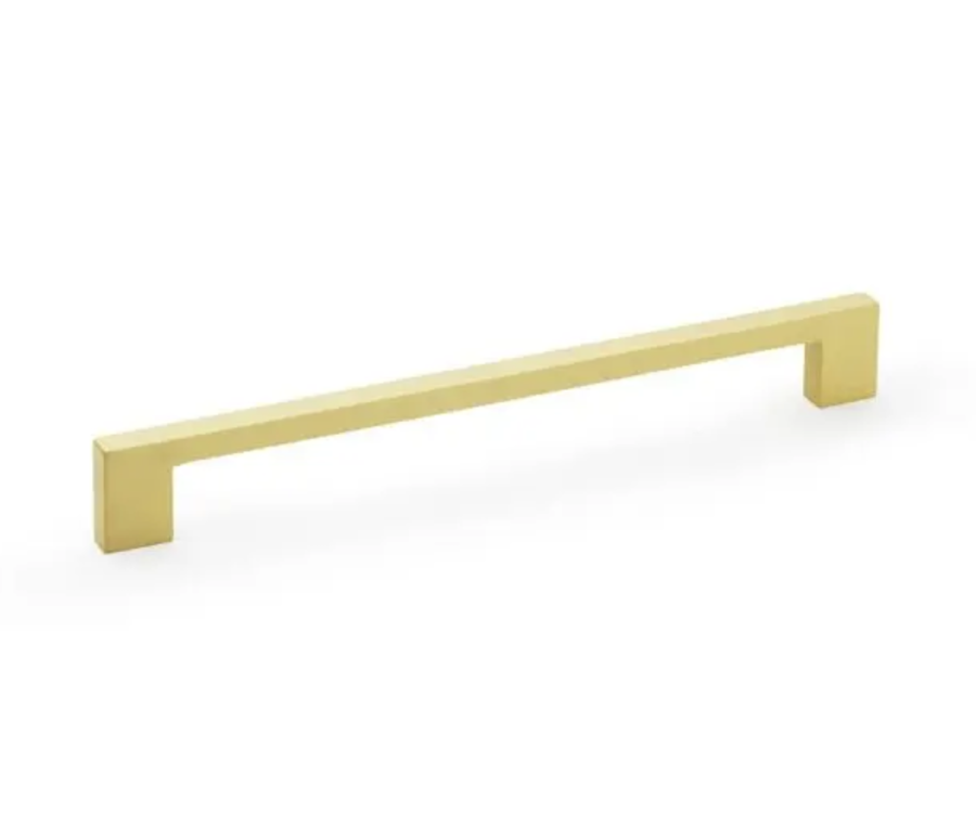A&W Satin Brass Marco Cupboard Pull Handle c/c 224mm | AW837-224-SB