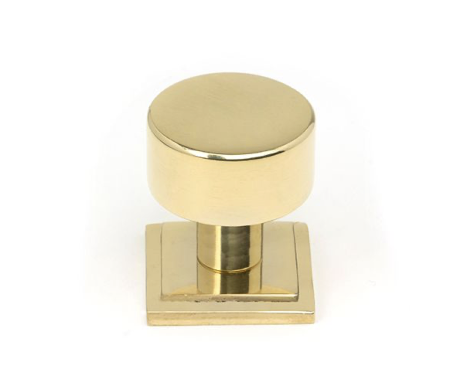 Anvil Polished Brass Kelso 25mm Cabinet Knob (Square) | 50294