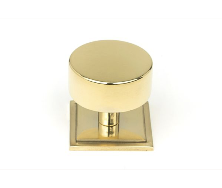 Anvil Polished Brass Kelso 38mm Cabinet Knob (Square) | 50300