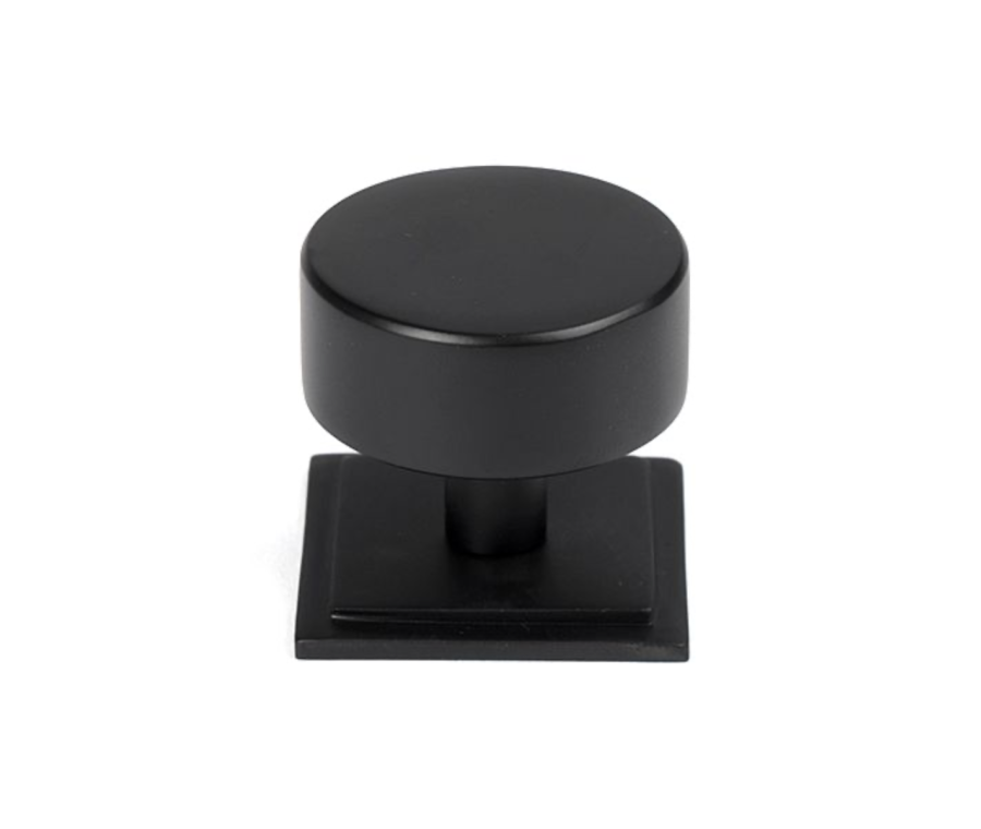 Anvil Matt Black Kelso 38mm Cabinet Knob (Square) | 50345