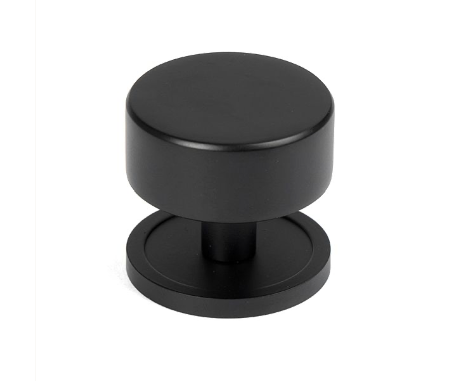 Anvil Matt Black Kelso 38mm Cabinet Knob (Plain) | 50343