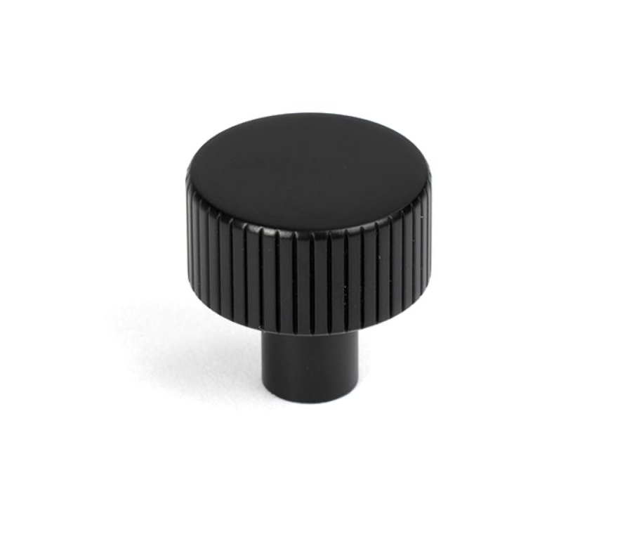 Anvil Matt Black Judd 25mm Cabinet Knob (No Rose) | 50425