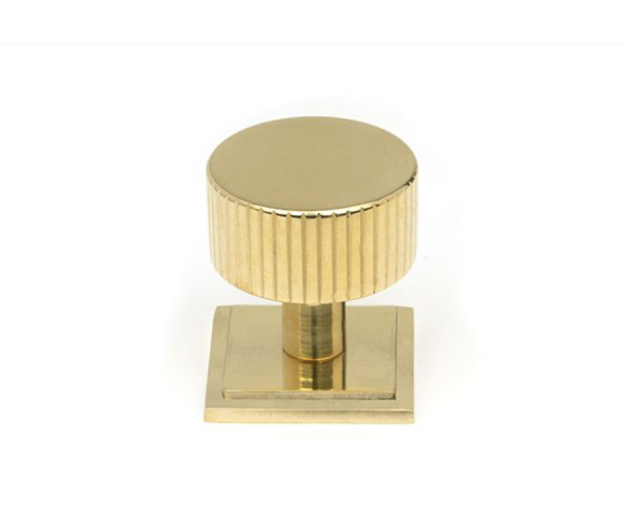 Anvil Polished Brass Judd 32mm Cabinet Knob (Square) | 50366