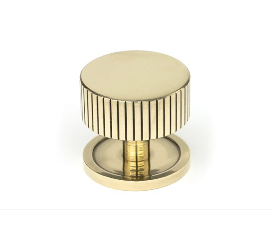 Anvil Aged Brass Judd 38mm Cabinet Knob (Plain) | 50383